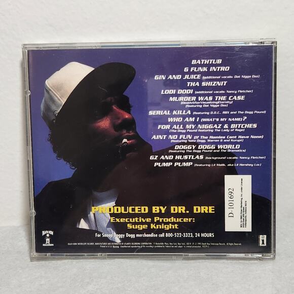 Snoop Dogg Doggystyle OG 92279-2 Tested CD (Death Row, 1993) Pre-owned - Picture 2 of 6